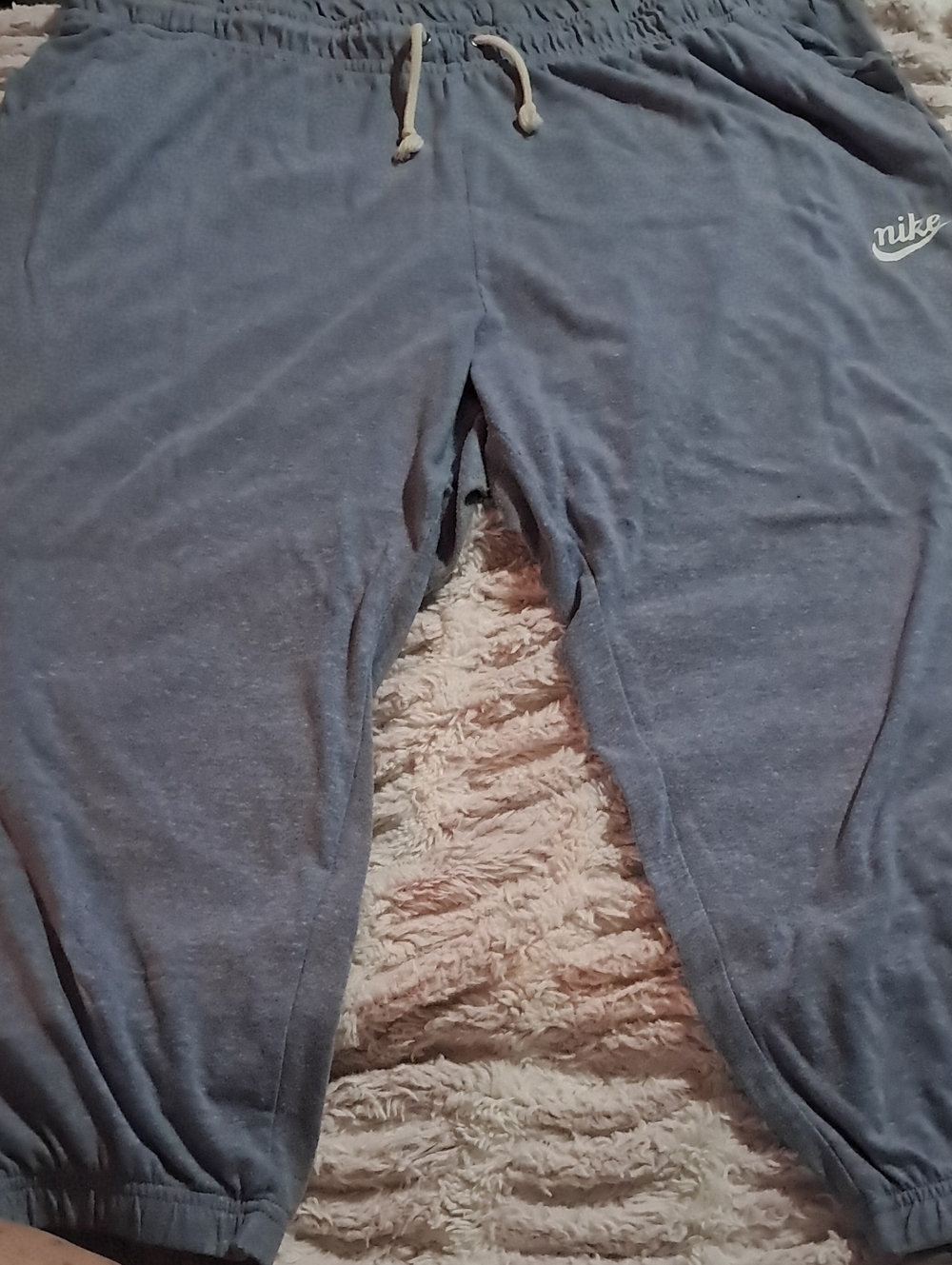 Nike Slate Blue Drawstring Jogger Pants